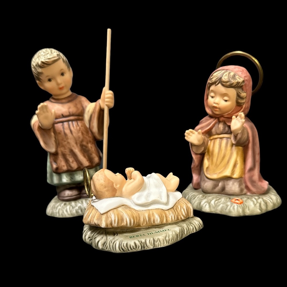Vintage Hummel Collectible Berta Studio  Nativity Set "The Holy Family"3 pc
